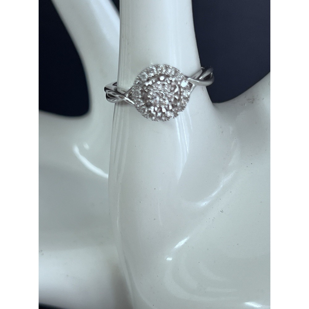 1/4 CT ROUND BRILLIANT LAB CREATED DIAMOND‎ RING SIZE 7.25 (552) - Picture 3 of 7